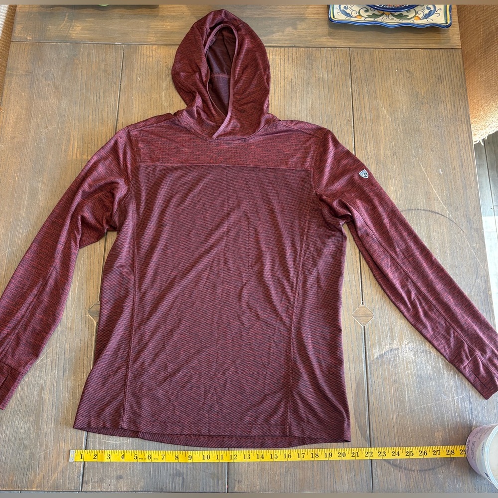 Kuhl Maroon Hooded Shirt